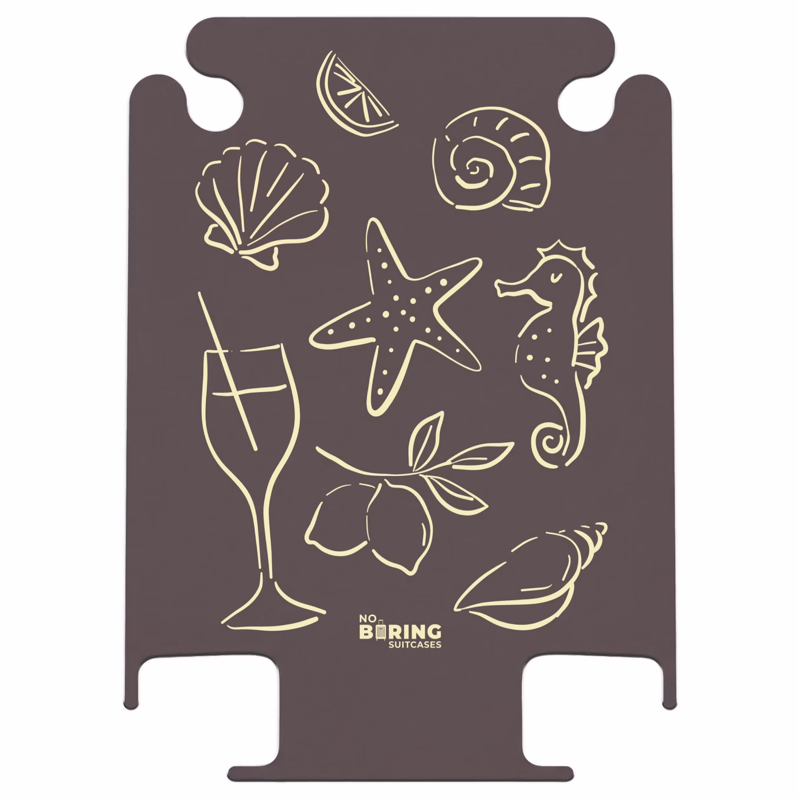 CaseSwap™ - Muscheln – Braun – Gelb — 1