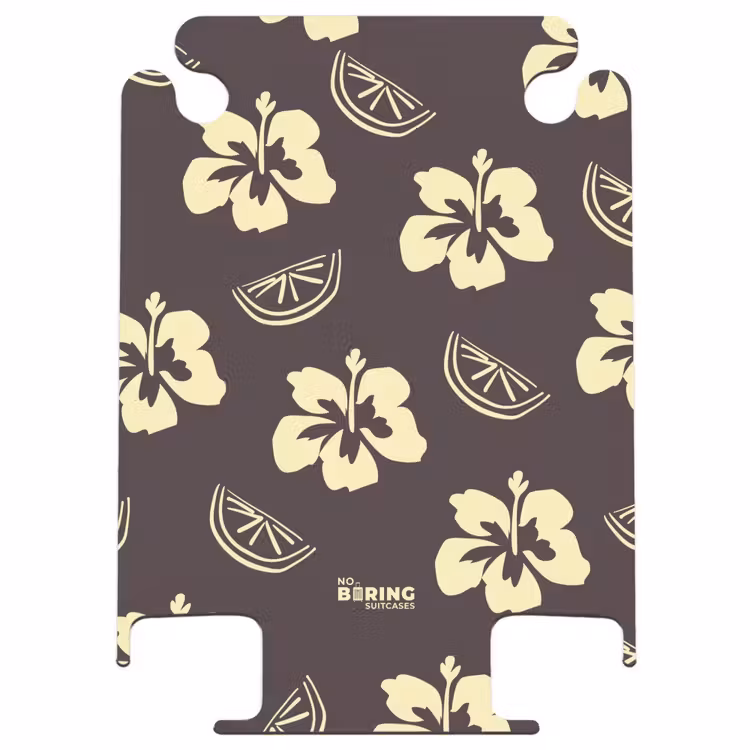 CaseSwap™ - Blumen – Zitrusfrüchte – Braun — 1