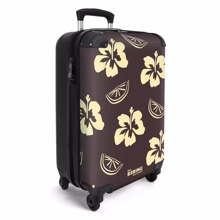 CaseSwap™ - Blumen – Zitrusfrüchte – Braun — 2