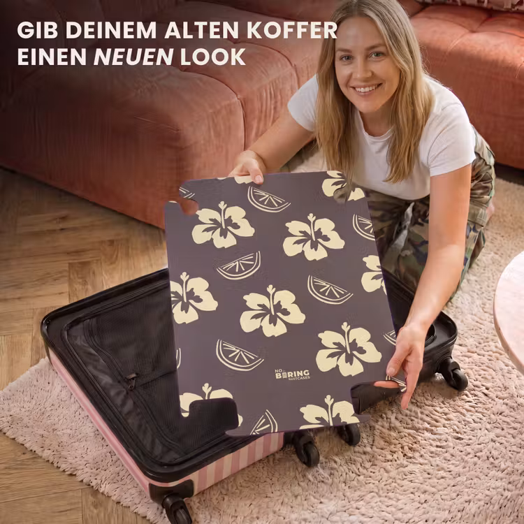 CaseSwap™ - Blumen – Zitrusfrüchte – Braun — 3