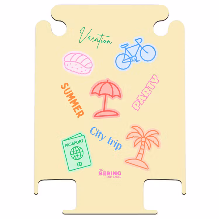 CaseSwap™ - Farbenfroh – Palme – Fahrrad — 1