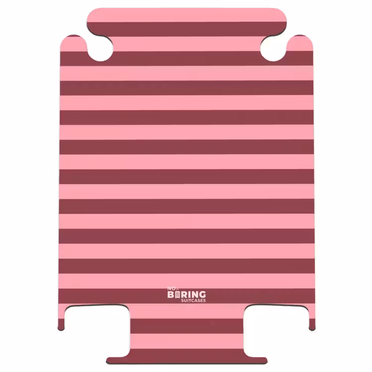 CaseSwap - Horizontale Streifen – Rot – Rosa — 1