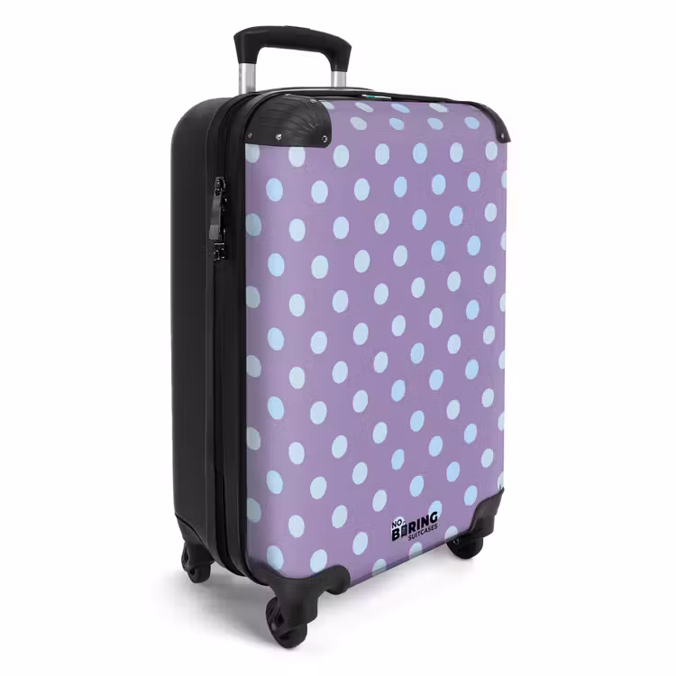 CaseSwap™ - Lila – Blau – Geometrisch – Punkte – Polka Dot – Muster — 2