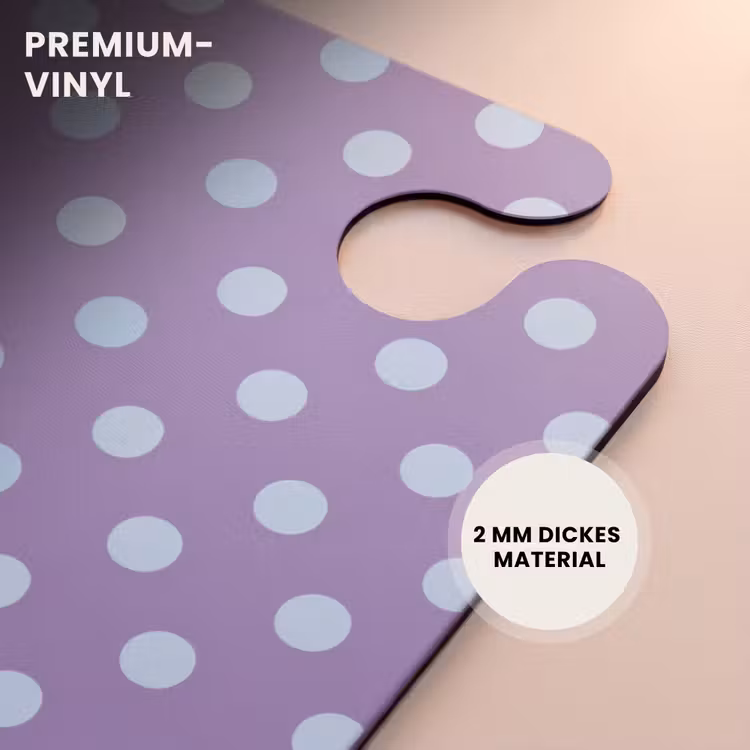 CaseSwap™ - Lila – Blau – Geometrisch – Punkte – Polka Dot – Muster — 6