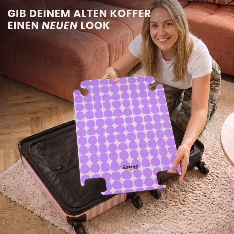 CaseSwap™ - Lila – Geometrisch – Punkte – Polka Dot – Muster — 3