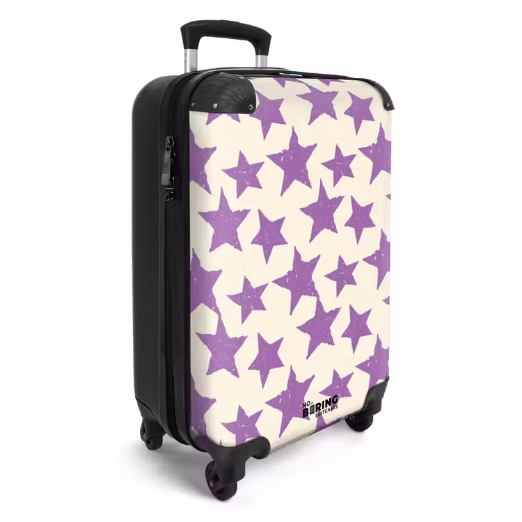 CaseSwap™ - Lila – Geometrisch – Sterne – Stempel – Muster — 2