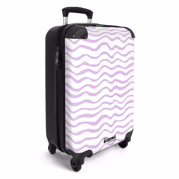 CaseSwap™ - Lila – Geometrisch – Wellen – Linien – Muster — 2