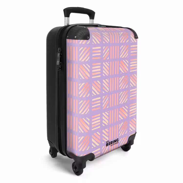 CaseSwap™ - Lila – Rosa – Geometrisch – Streifen – Blöcke – Muster — 2