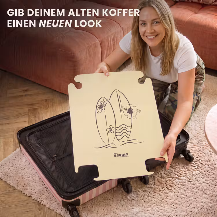 CaseSwap™ - Surfbrett – Blumen – Gelb — 3