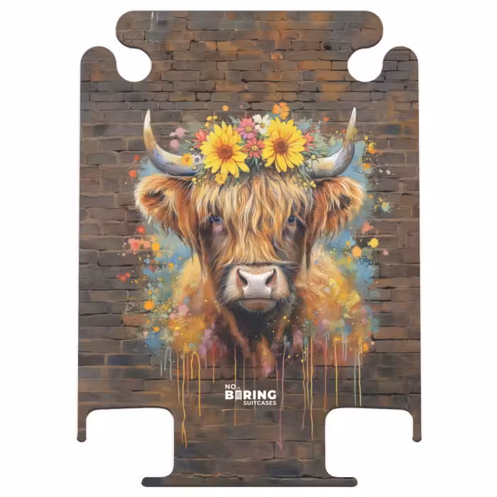CaseSwap™ - Graffiti Schottischer Highlander mit Blumen