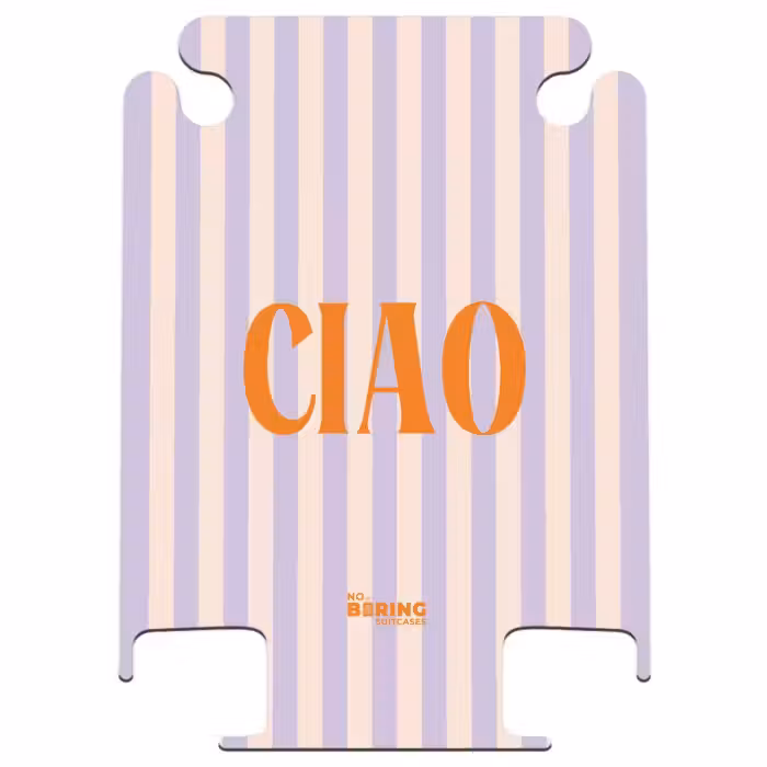 CaseSwap™ - Zitate - Ciao pastell lila und lachsfarben