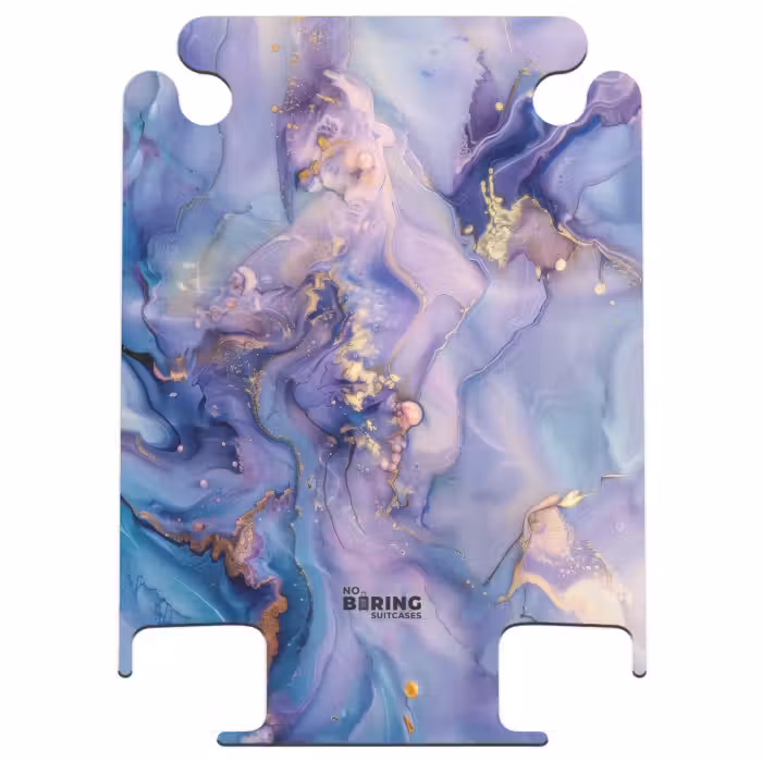 CaseSwap™ - Marmor - Verträumte Marmor-Wellen in Lila und Blau