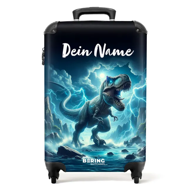 Koffer mit Name - Donnerschlag-Dino