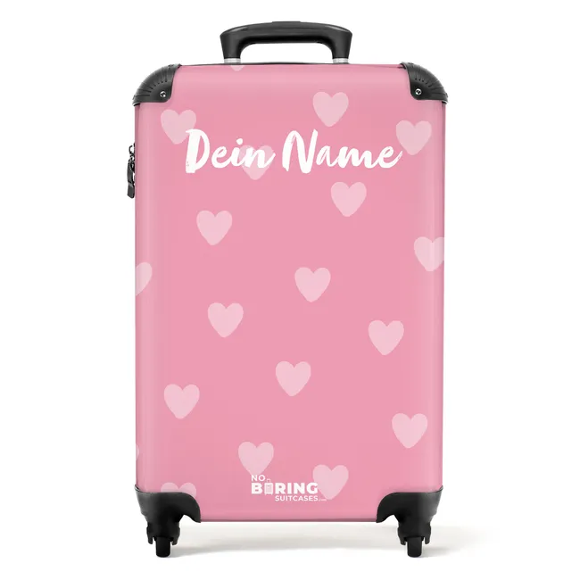 Koffer mit Name - Herzrhythmus